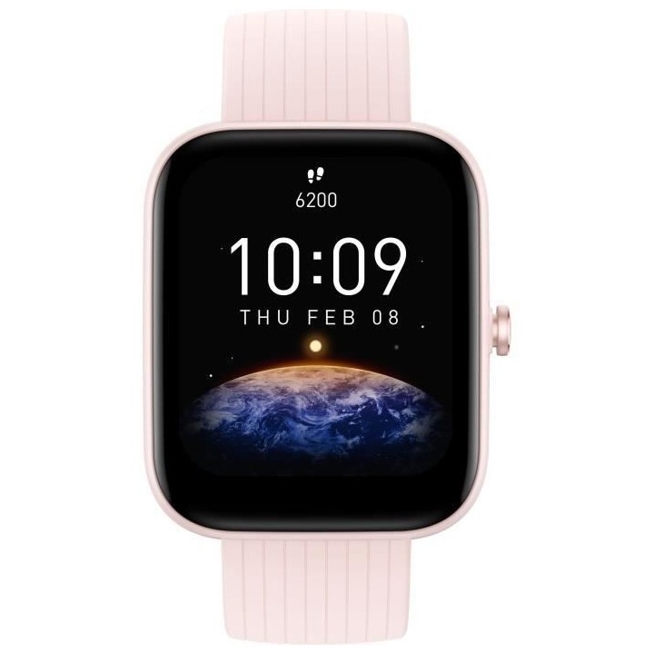 Montre - AMAZFIT - Bip 3 Pro - 1,69 pouces - Rose