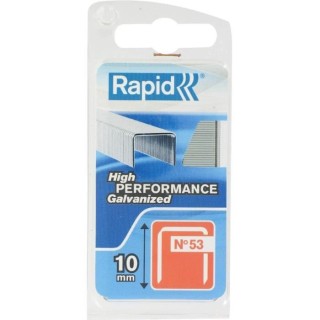 RAPID Agrafes galvanisées - Fil fin - N°53/10 mm