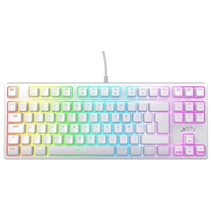 XTRFY Clavier esport K4 TKL Xtrfy - Blanc - AZERTY