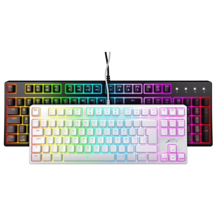 XTRFY Clavier esport K4 TKL Xtrfy - Blanc - AZERTY