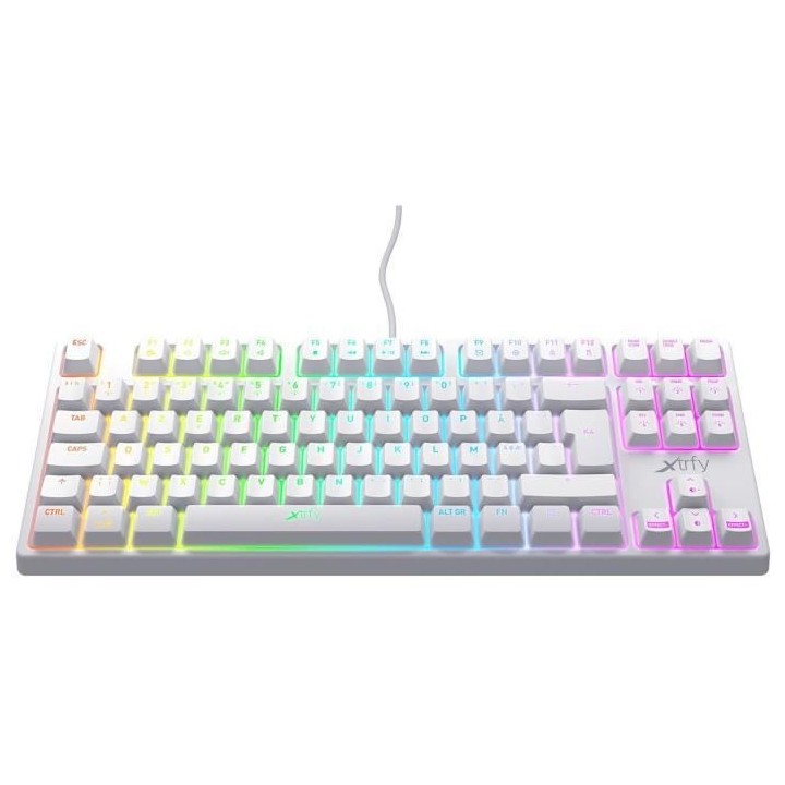 XTRFY Clavier esport K4 TKL Xtrfy - Blanc - AZERTY
