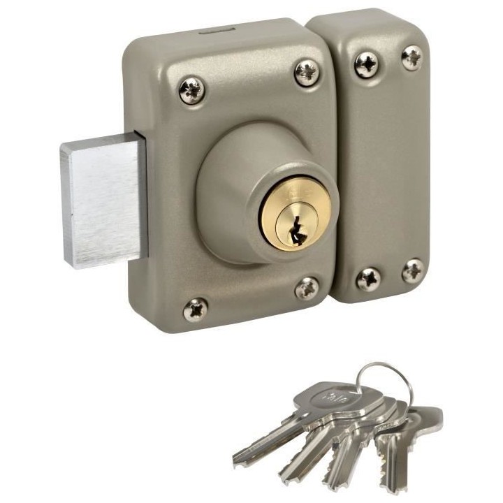 YALE - YV25DE-40 Verrou cylindre double 5 goupilles diametre 23 mm - l