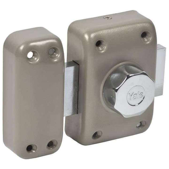 YALE -YV20BTS Verrou targette - bouton sans cylindre