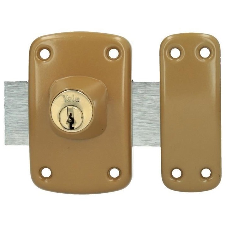YALE - YV10DE-45/SC - Verrou cylindre double 5 goupilles diametre 23 m