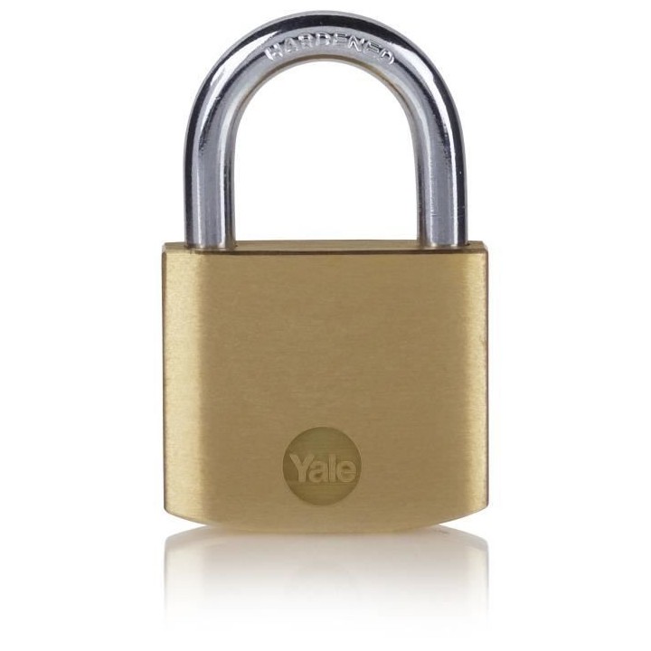 YALE -Y110B/40/122/1 - Cadenas laiton 40 mm - anse acier cémenté - 3