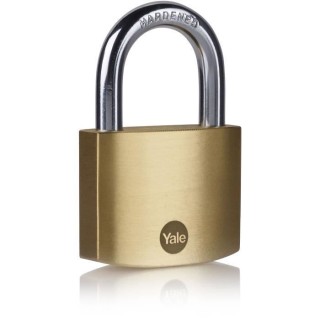 YALE -Y110B/50/126/1 - Cadenas laiton 50 mm - anse acier cémenté - 3