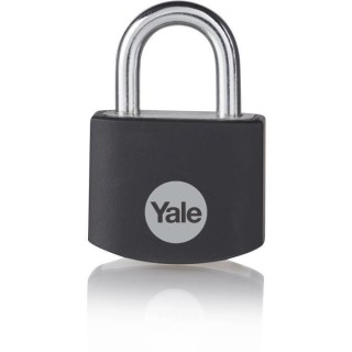 YALE -YE3B/25/112/1/BK - Cadenas aluminium 25 mm - anse acier - noir -