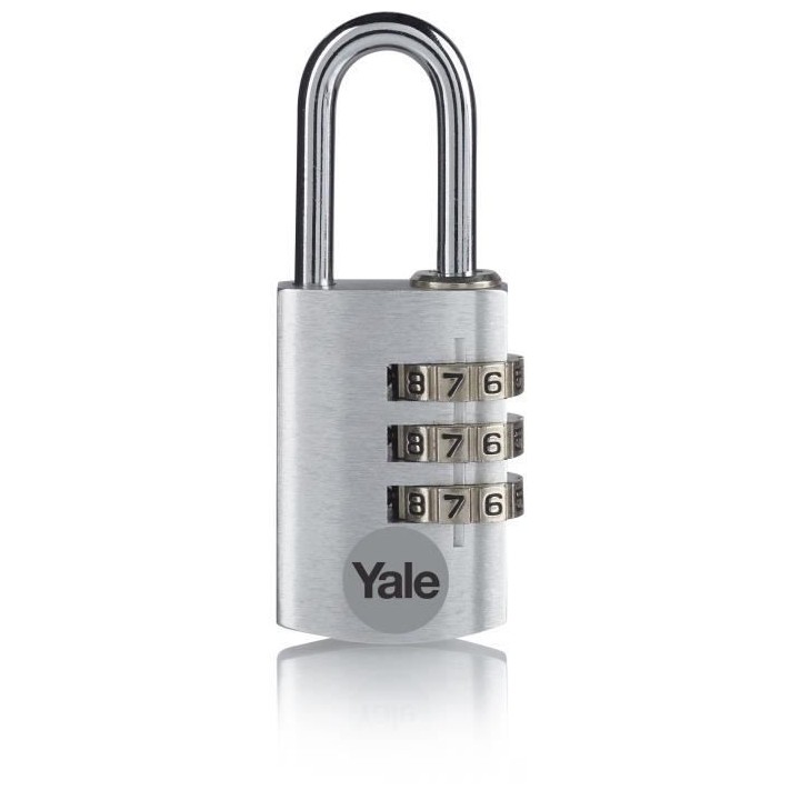 YALE -YE3CB/20/121/1/GO - Cadenas aluminium - combinaison 20 mm - anse