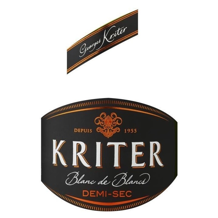 Kriter Demi-sec - Vin effervescent blanc