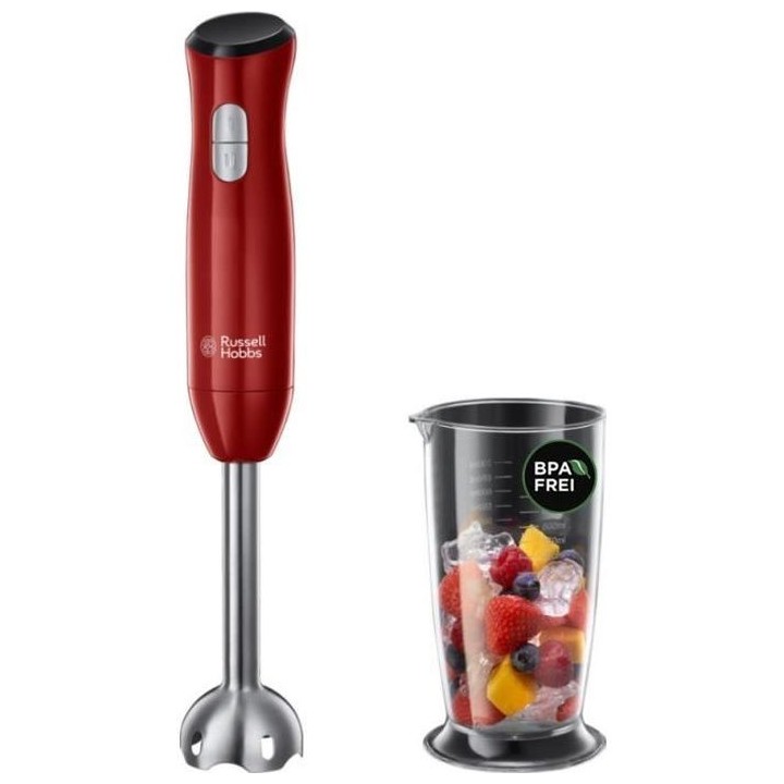 RUSSELL HOBBS 24690-56 Mixeur Plongeant Desire, Bol 500ml Inclus, Lame