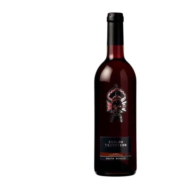 Zoulou Tentation Pinotage - Vin rouge d'Afrique du Sud