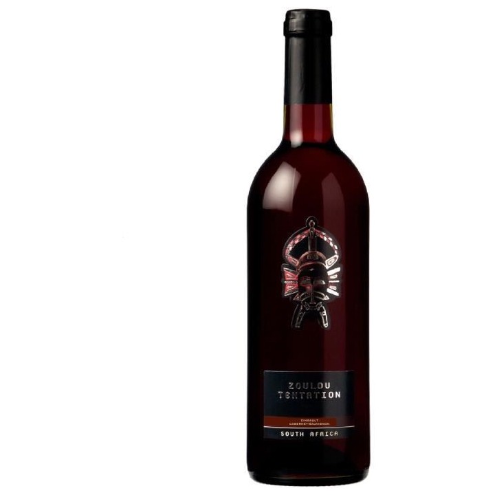 Zoulou Tentation Pinotage - Vin rouge d'Afrique du Sud