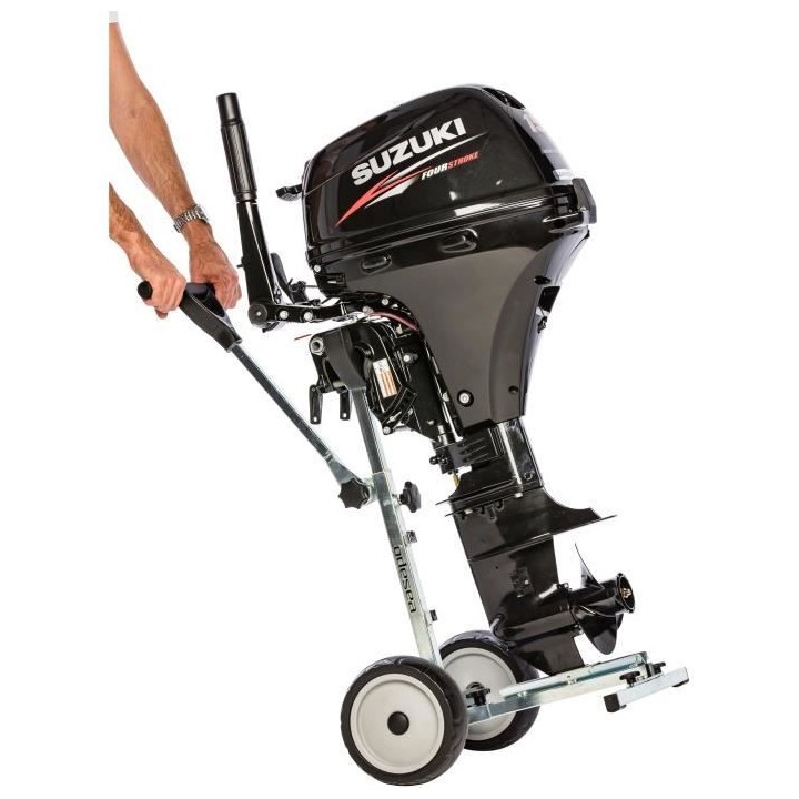 PLASTIMO Chariot de transport pour moteur hors-bord en acier peint - 1