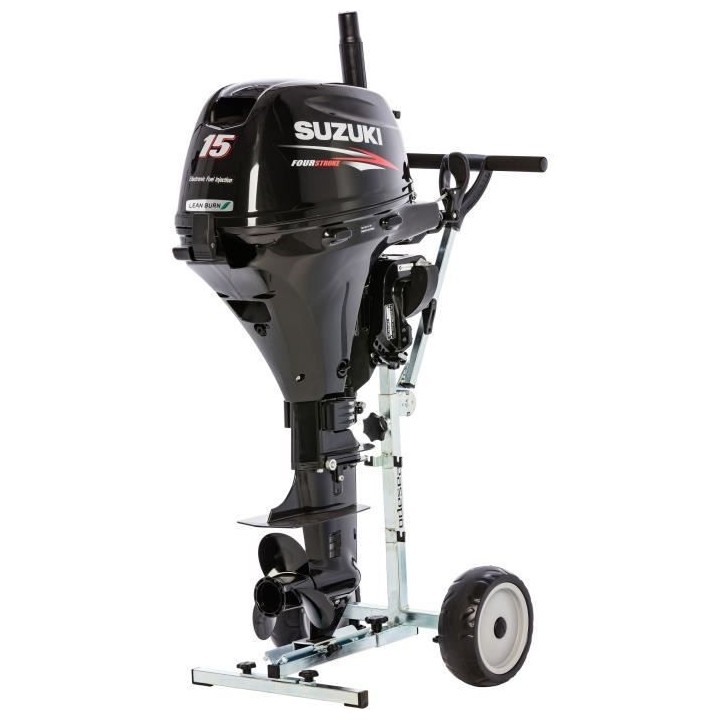 PLASTIMO Chariot de transport pour moteur hors-bord en acier peint - 1