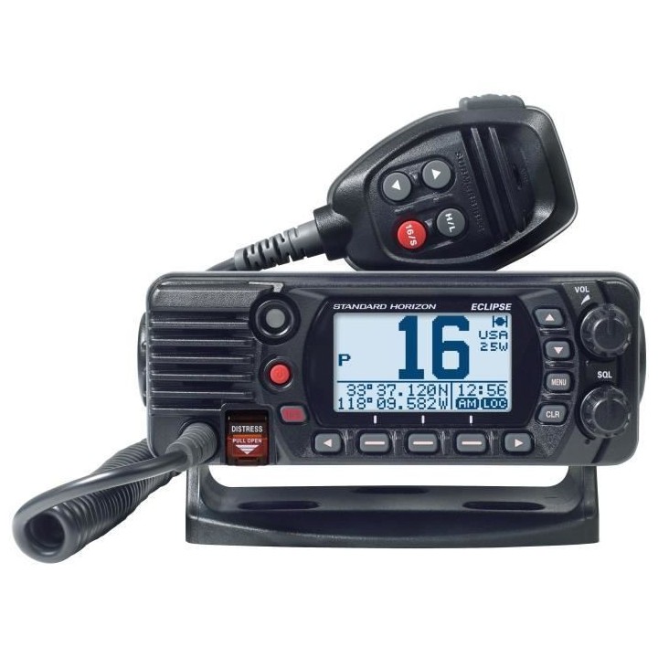 STANDARD HORIZON VHF fixe GX1400E GPS DSC - Noir