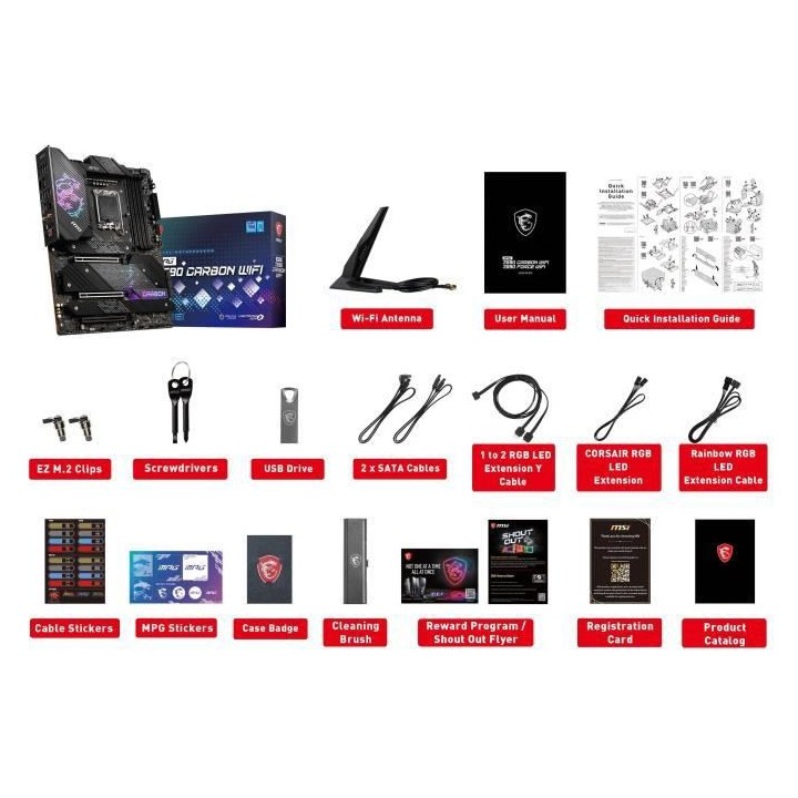 MSI - MPG Z690 CARBON WIFI DDR5 - Carte Mere - Socket LGA 1700 - Chips