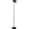 Lampadaire a tete orientable - Métal - Ø 23 x H 150 cm - Noir