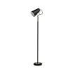 Lampadaire a tete orientable - Métal - Ø 23 x H 150 cm - Noir