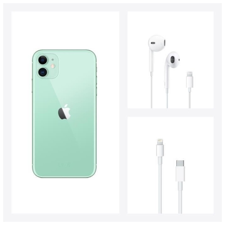 APPLE iPhone 12 mini 64Go Vert EarPods inclus