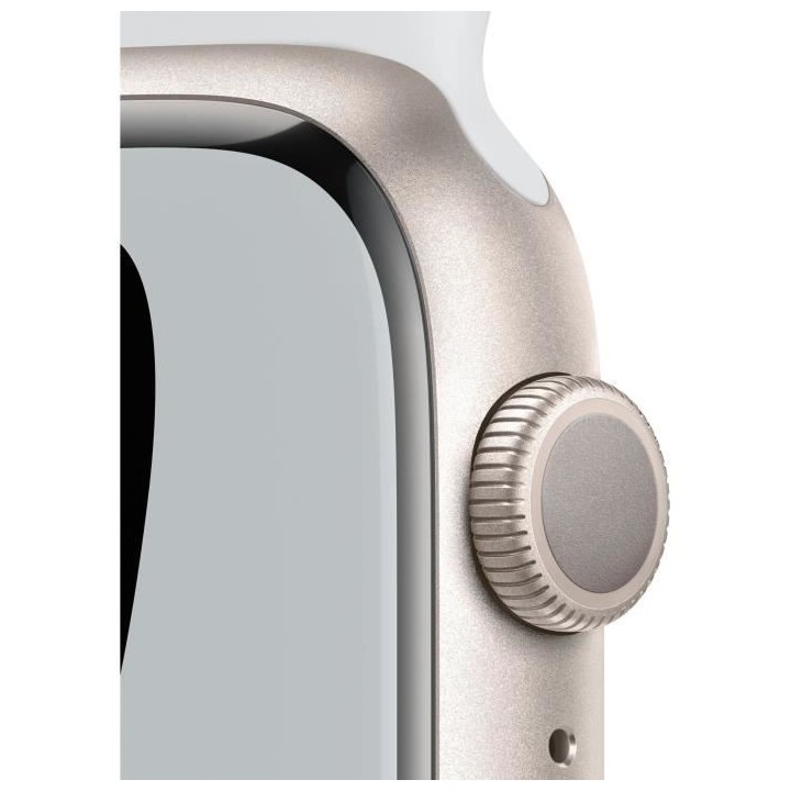 Apple Watch Nike Series 7 GPS - 45mm - Boîtier Starlight Aluminium -