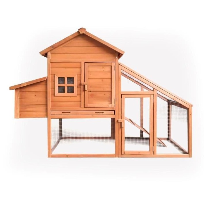 Poulailler COCOTTE - 172x65x120cm - Bois