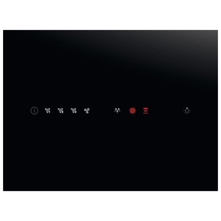 Hotte déco murale FAURE - FFV919Y - l57 X L101 x H63cm - Noir