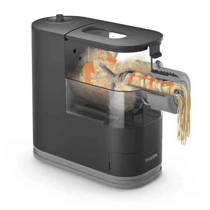 PHILIPS Machine a pates HR2334/12, 150W, 100% automatique, 450g en 18m