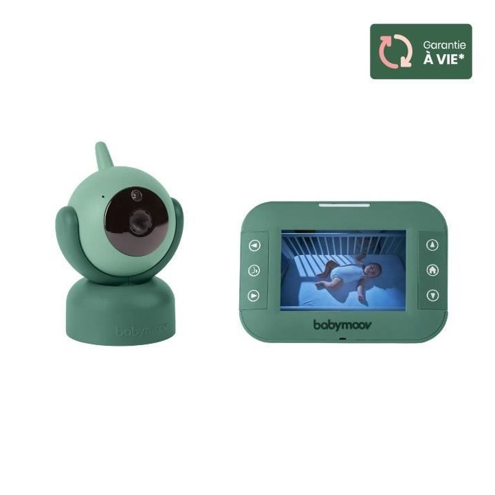 Babymoov Babyphone vidéo YOO Master - Caméra motorisée avec vue a 3