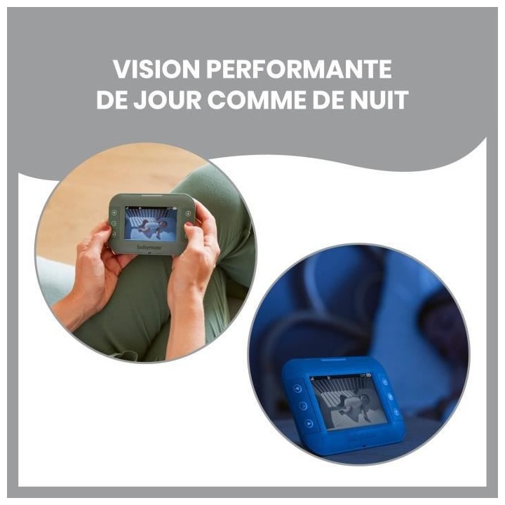 Babymoov Babyphone vidéo YOO Master - Caméra motorisée avec vue a 3