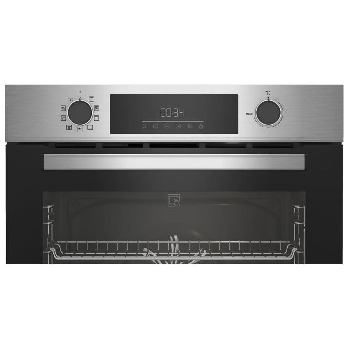 Four encastrable pyrolyse - chaleur brassée BEKO - BBIE12300XP - Inox