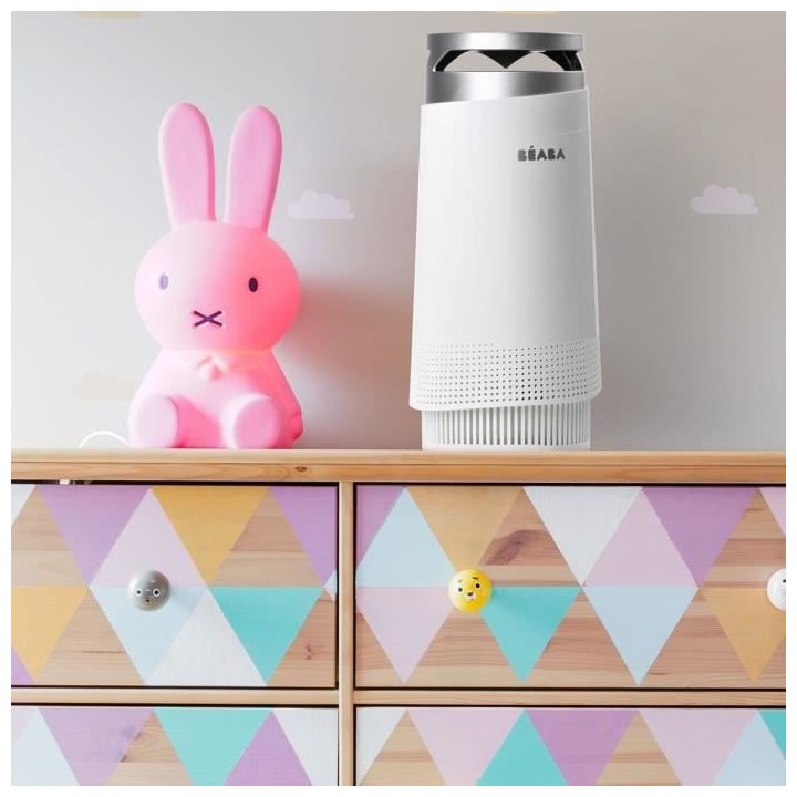 BEABA, Purificateur d'Air Silencieux, Bébé et Enfants, Elimine 99.97