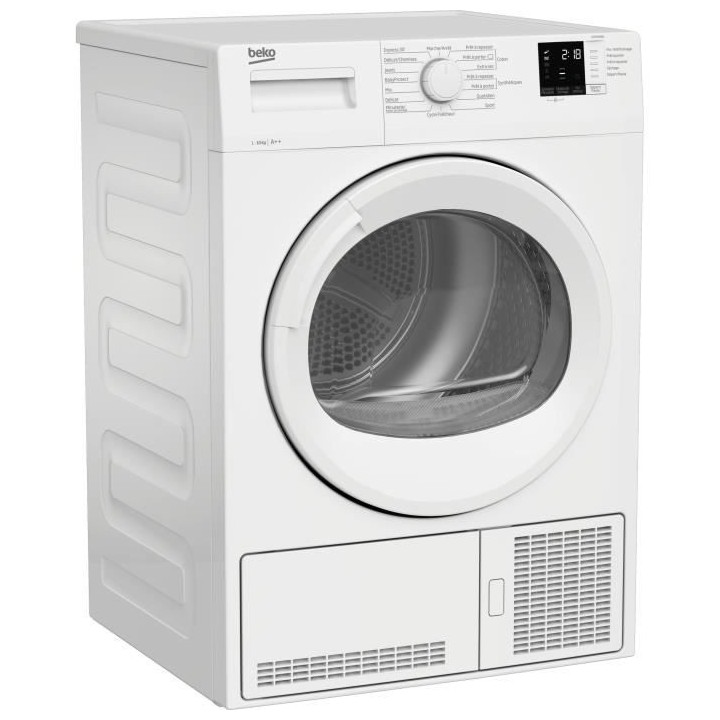 Seche-linge pompe a chaleur BEKO SLBF94W0 - 9 kg - L60cm - Classe A++