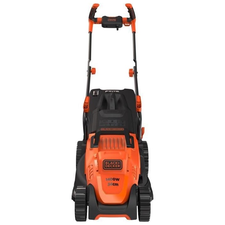 BLACK+DECKER Tondeuse Filaire 1400W Poignée BIKE BEMW461BH-QS 34 cm -