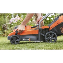 Tondeuse sur batterie 18V 33cm de coupe BLACK+DECKER BCMW3318N-XJ - Livré sans batterie ni chargeur