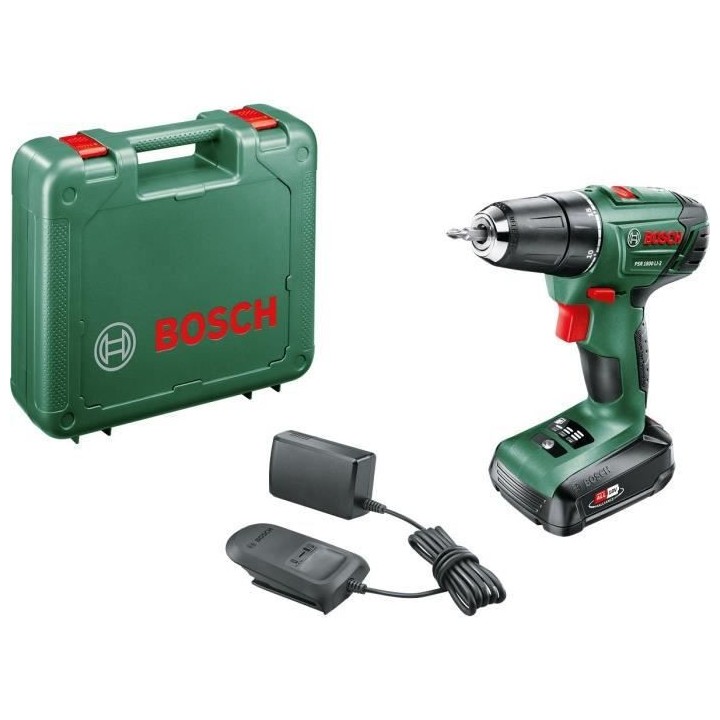 Perceuse-visseuse 2 vitesses sans-fil Bosch - PSR 1800 Li-2 (Livrée a