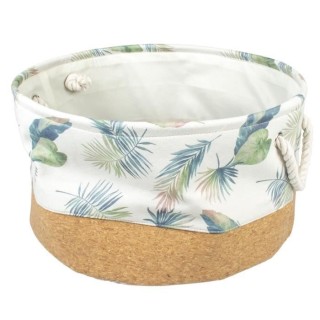 LAROY DUVO Panier rond Palm Cork & Poly pour chiens ou chats - Taille