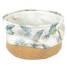 LAROY DUVO Panier rond Palm Cork & Poly pour chiens ou chats - Taille L - 45 x 45 x 25 cm - Multicolore