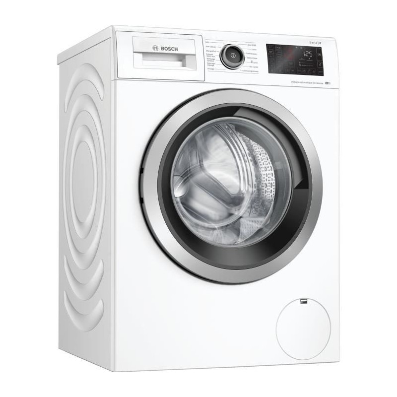 Lave-linge hublot BOSCH WAL28PH0FF SER6 - 10 kg - L59,8cm - Induction -1400 trs/min - Classe C - Blanc