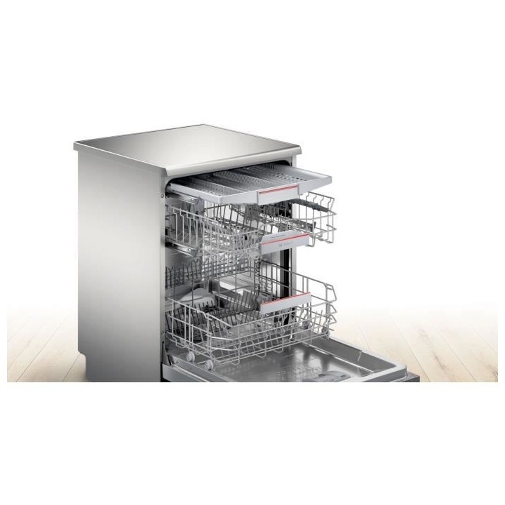 Lave-vaisselle pose libre BOSCH SMS6TCI00E SER6 - 14 couverts - Induct