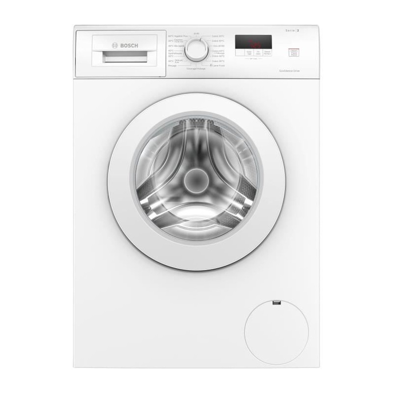 Lave-linge hublot BOSCH WAJ28067FR SER2 - 7 kg - L59,8cm - 1400 trs/min - Blanc