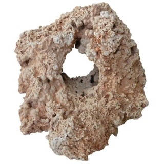 AIME Décoration pour aquarium - Pierre en spaghetti 1 trou