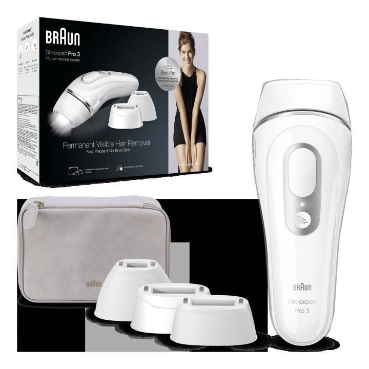 Braun Silk·expert Pro 3 PL3230 - IPL Pour Femme, Épilateur Lumiere