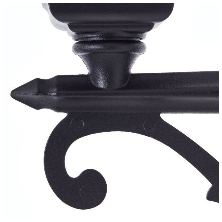 Lampadaire extérieur BRILLIANT NISSIE noir 3*E27 - 60W