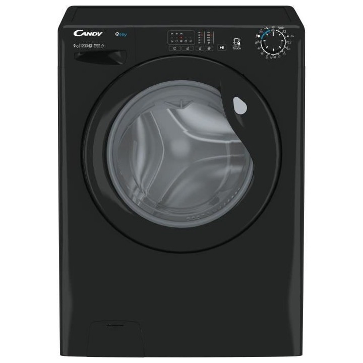 Lave-linge hublot CANDY EY1291DBBE/1-S - 9kg - L60 cm - 1200 trs/min -