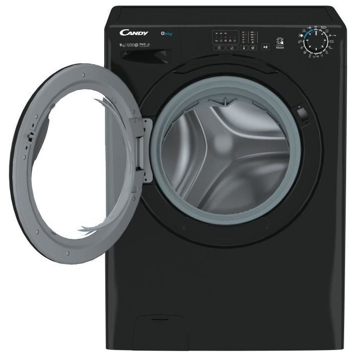 Lave-linge hublot CANDY EY1291DBBE/1-S - 9kg - L60 cm - 1200 trs/min -