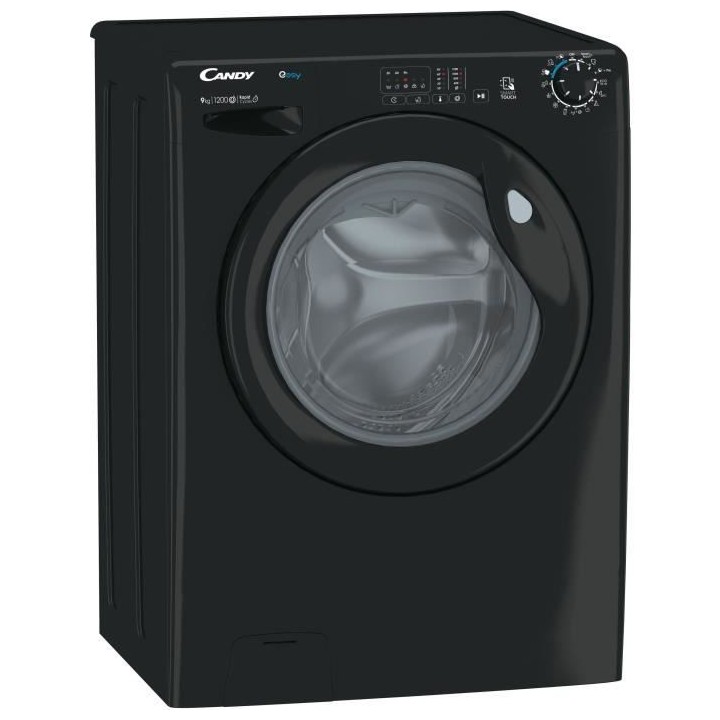 Lave-linge hublot CANDY EY1291DBBE/1-S - 9kg - L60 cm - 1200 trs/min -