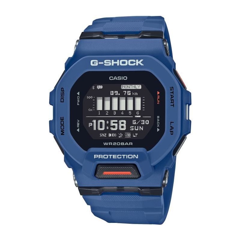 Montre G-SHOCK - CASIO - Resitante aux chocs - Multifonctions - Bleu