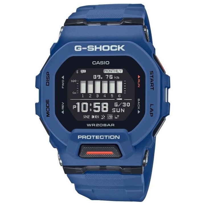 Montre G-SHOCK - CASIO - Resitante aux chocs - Multifonctions - Bleu