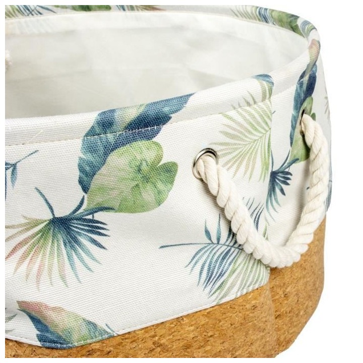 LAROY DUVO Panier rond Palm Cork & Poly pour chiens ou chats - Taille