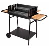 Barbecue a charbon JAVA - Surface de cuisson : 60,5 x 20 cm - Noir